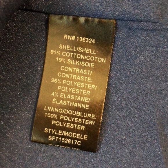 HALSTON Heritage Evening Collection V-neck navy Dramatic Flounce Dress Sz 2 NWT - Picture 9 of 9